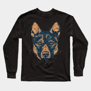 Geometric dog Long Sleeve T-Shirt